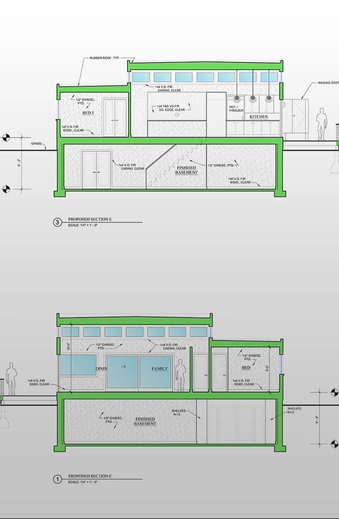 Krauss Architecture Elevation drawing