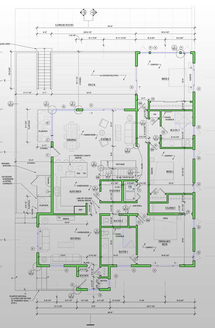 Krauss Architecture Plan drawing