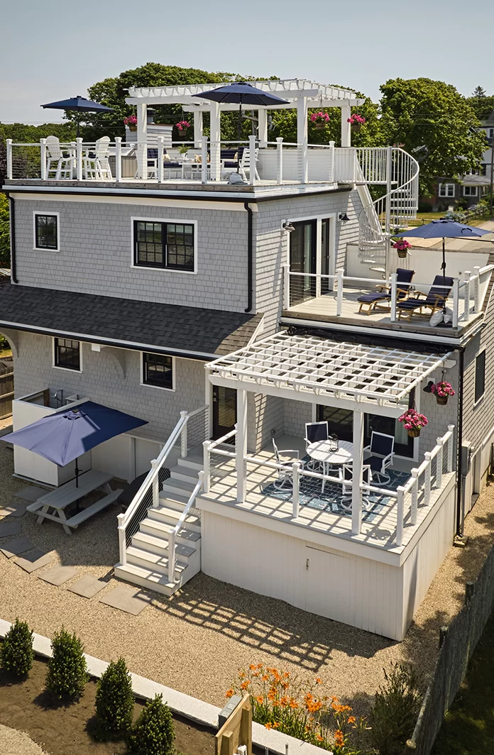 kraus-architect-cape-cod-deck-house building in Falmouth MA